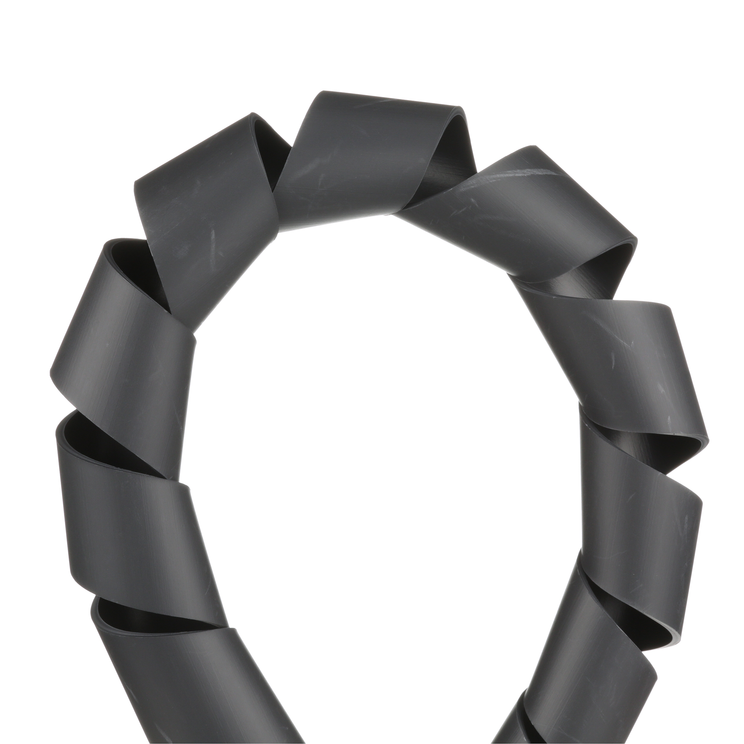 Spiral Wrap, 1 Inch x 100ft, Polyethylene, White