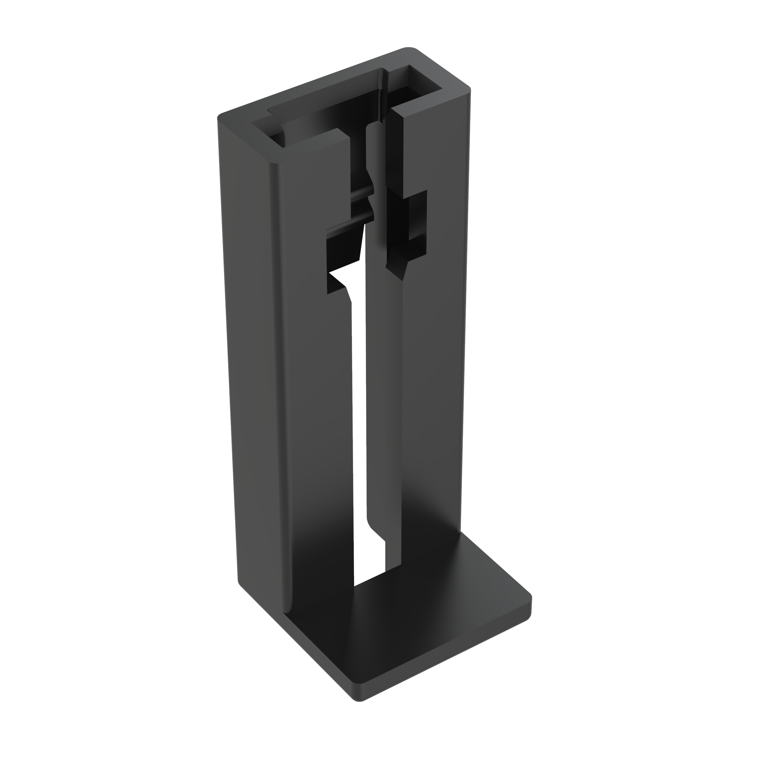 Latch, Acetal, Black, 1.06 x 0.43 Inch Size