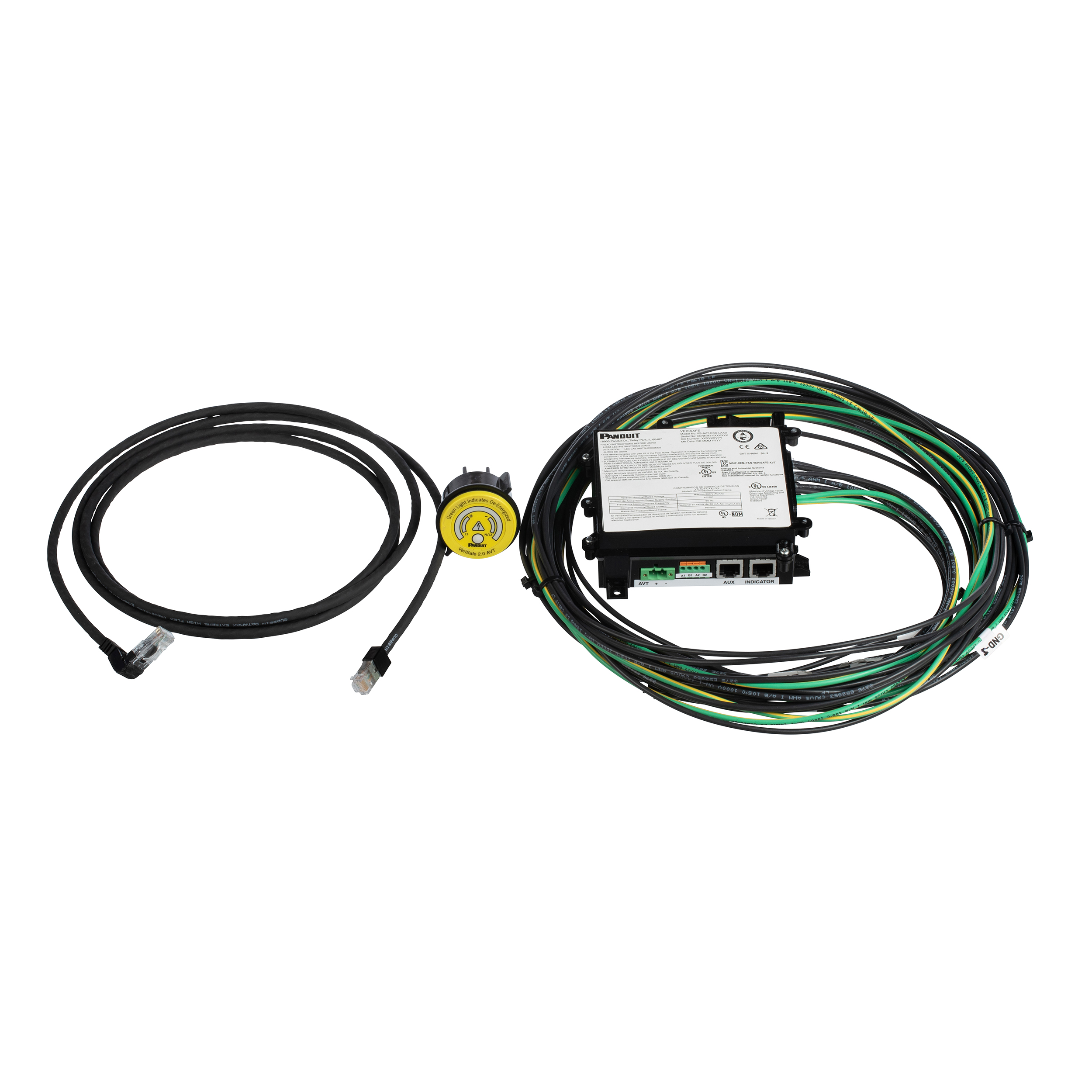 Voltage Tester, 16 ft. Cable Length, 12-24 VDC, Poe