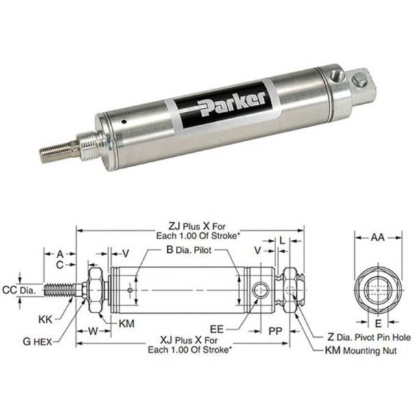 PARKER 0.56NRPSRB00.50