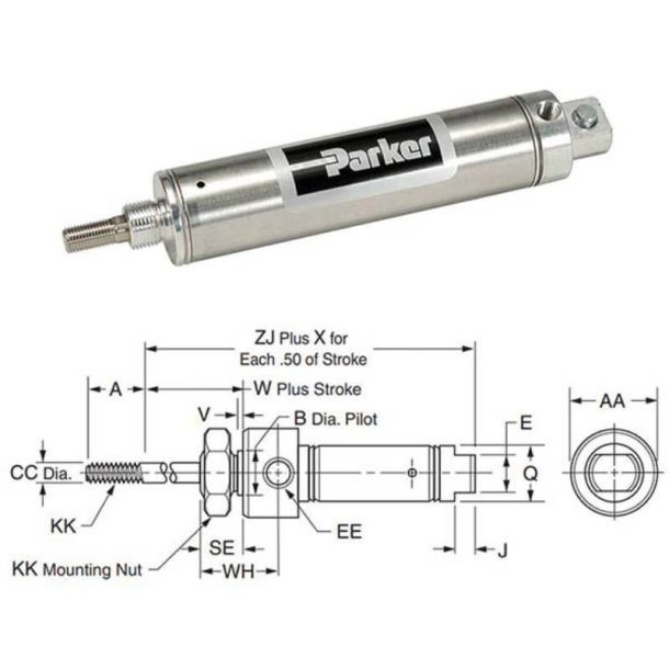 PARKER 0.75RSRMW01.50