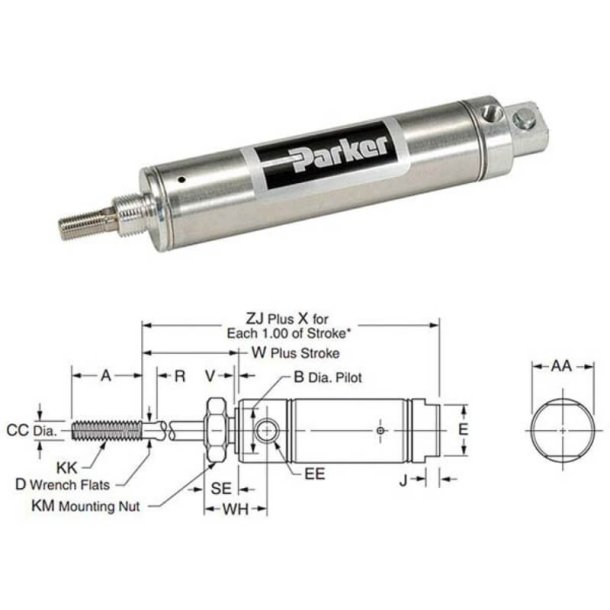 PARKER 0.88RSR00.50