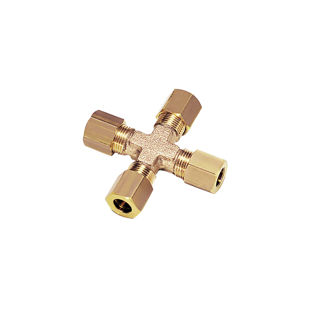 PARKER 0107 10 00 Brass Metric Compression Fitting, Brass | CT7DRV 791PJ9