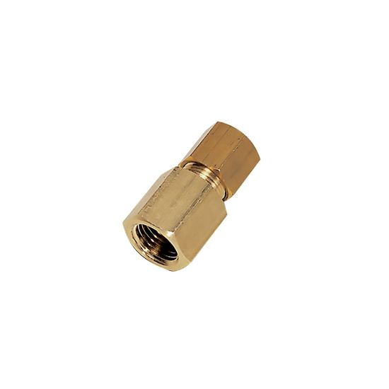 PARKER 0114 14 21 Brass Metric Compression Fitting, Brass, BSPP x Compression, 1/2 Inch Pipe Size | CT7DTF 791PR6