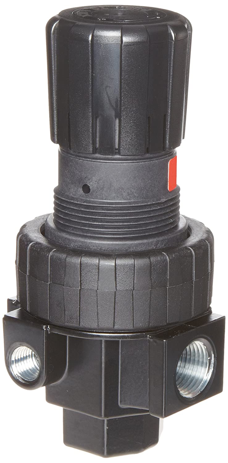 PARKER 06R113AC Pneumatic Regulator, Zinc, Steel Stem, 1/4 to 1/2 Inch Ports | BT6TXR