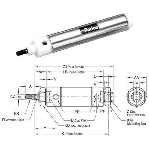PARKER 1.06DXPSRDM01.00
