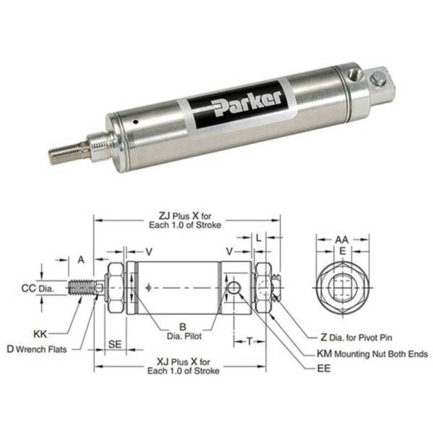 PARKER 1.06PSRW00.50