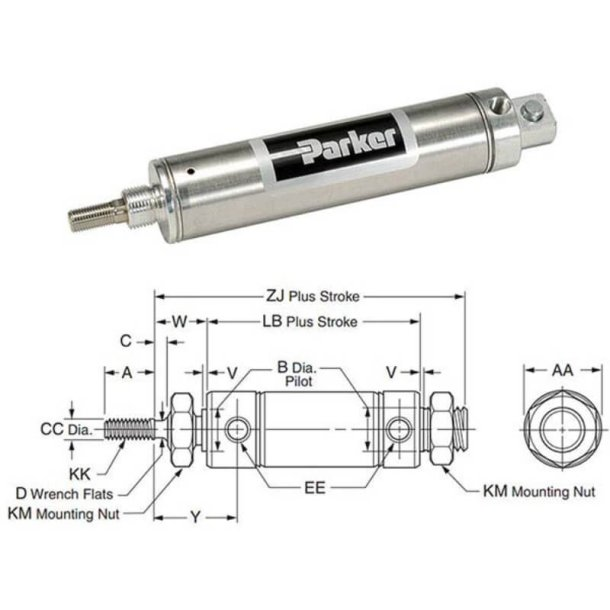 PARKER 1.50DXSRM07.00