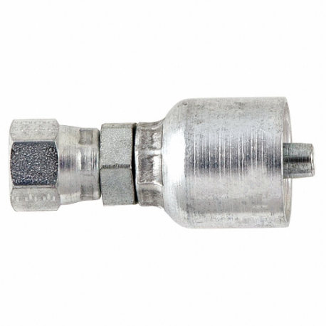 PARKER 10677-8-8 Hydraulic Crimp Fitting, Steel x Steel, Straight, -8 | CT7FLL 55CY89