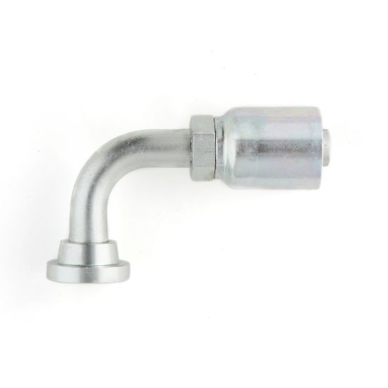 PARKER 11943-8-8 Hydraulic Crimp Fitting, Steel x Steel, 90 Deg Elbow, -8 | CT7EKT 55CZ45