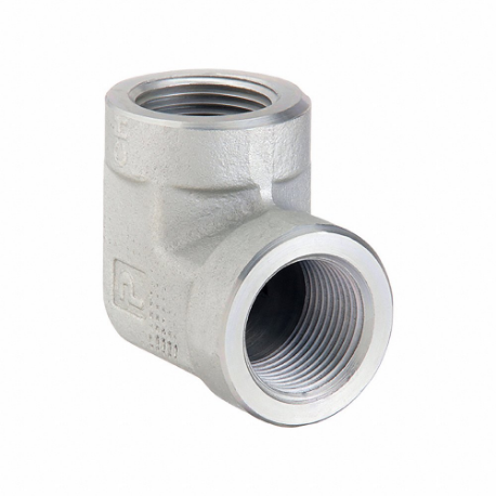PARKER 2 DD-S 90 Deg. Elbow, Steel, 2 Inch X 2 Inch Fitting Pipe Size, Female Npt X Female Nptf | CT7ECQ 60UX07