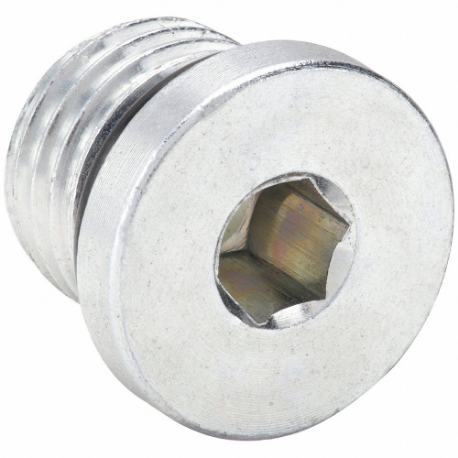 PARKER 4 HP5ON-S Hollow Hex Plug, Steel, 1/4 Inch Fitting Pipe Size, Male Sae-Orb, 7/16 Inch Length | CT7FZP 60UZ82
