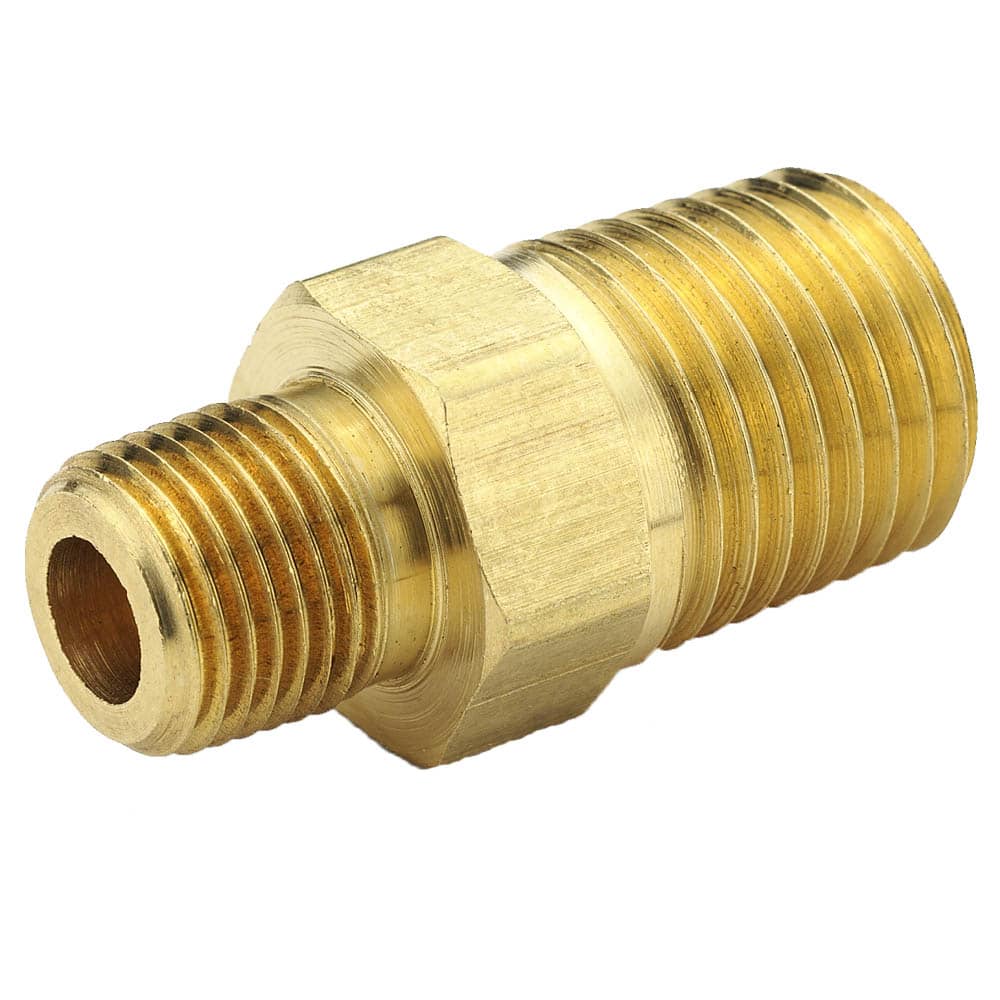 PARKER 216P-4-2 Pipe Fitting, 1/4 Inch Thread Size, Brass | BT7ALH