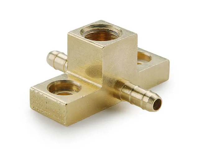 PARKER 220-4-2 Adapter Tee, Brass, Barbed X Barbed X Fnpt, 1/8 Inch Pipe Size | CT7KMP 2GUE9