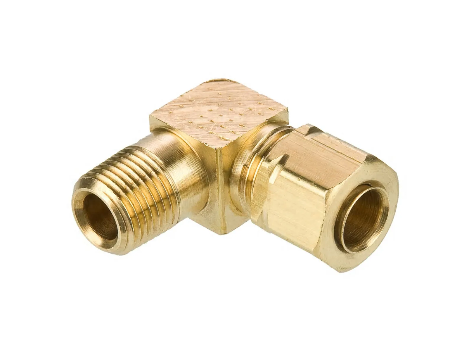 PARKER 269CA-2-2 90 Deg Elbow, 1/8 Inch Outside Diameter, Brass | AE9QEJ 6LG48