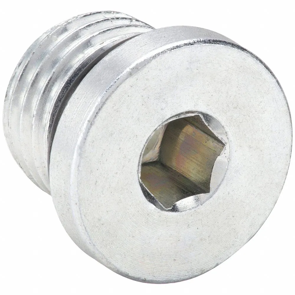 PARKER 5 HP5ON-S Hollow Hex Plug, Steel, 5/16 Inch Fitting Pipe Size, Male Sae-Orb, 7/16 Inch Length | CT7GAM 60UZ98