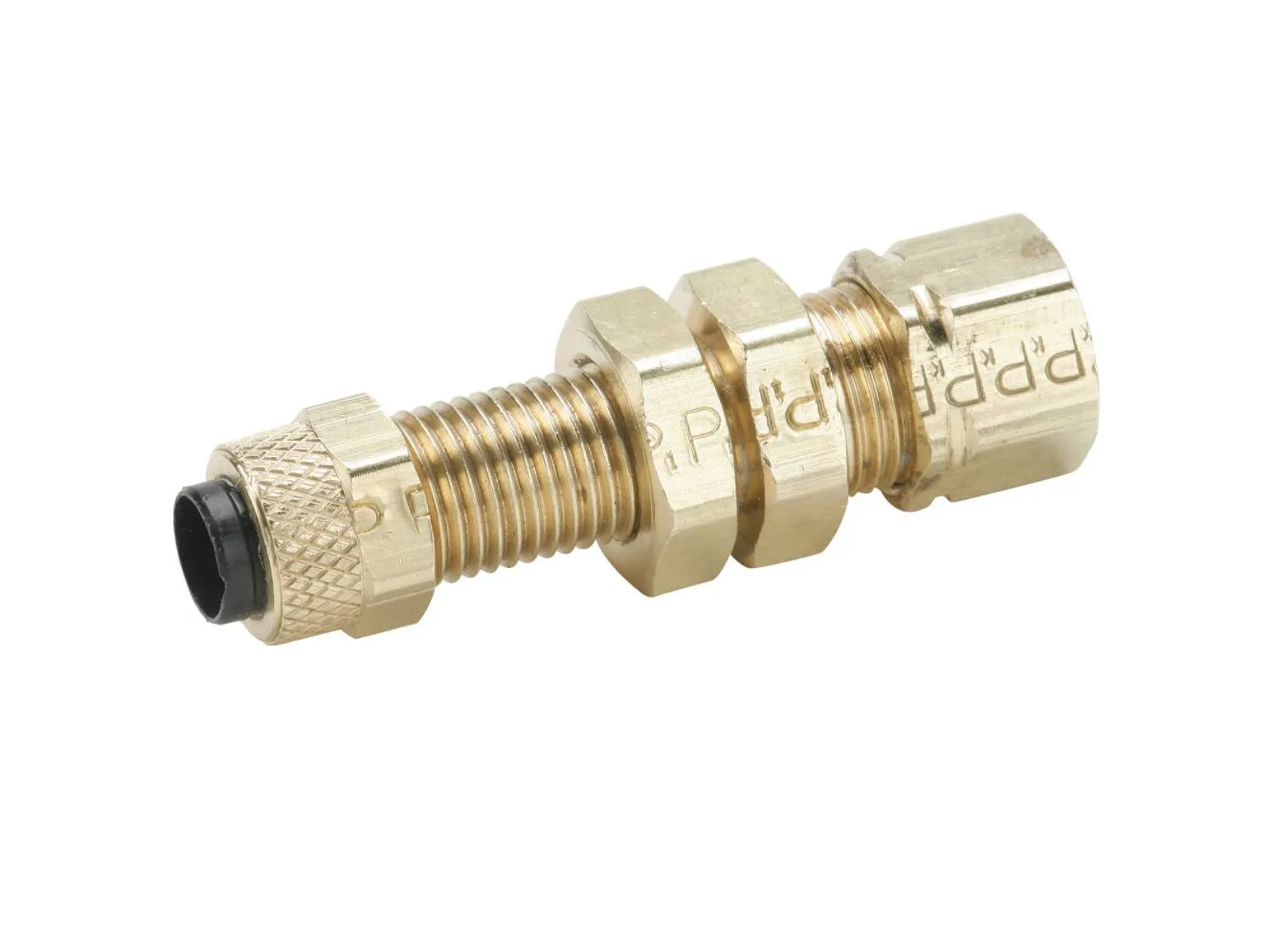 PARKER 62PCABH-6 Brass Compression Fitting, Brass, Compression x Compression | CT7DQG 791AM1