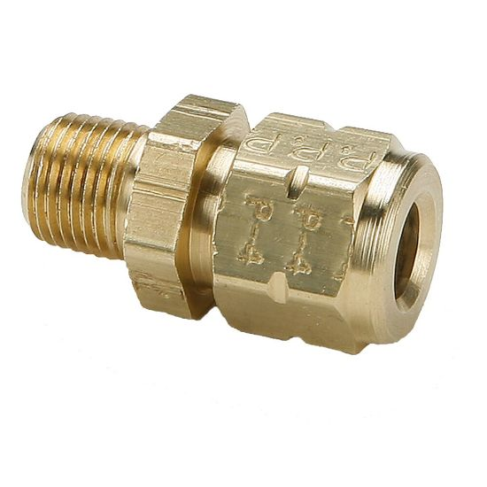 PARKER 68VL-8-6 Brass Compression Fitting, Brass | CT7DQC 791AM8