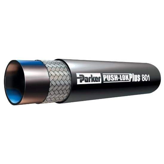 PARKER 801-8-BLK-RL Multipurpose Air Hose, 1/2 Inch Hose Inside Diameter | BT7NLY