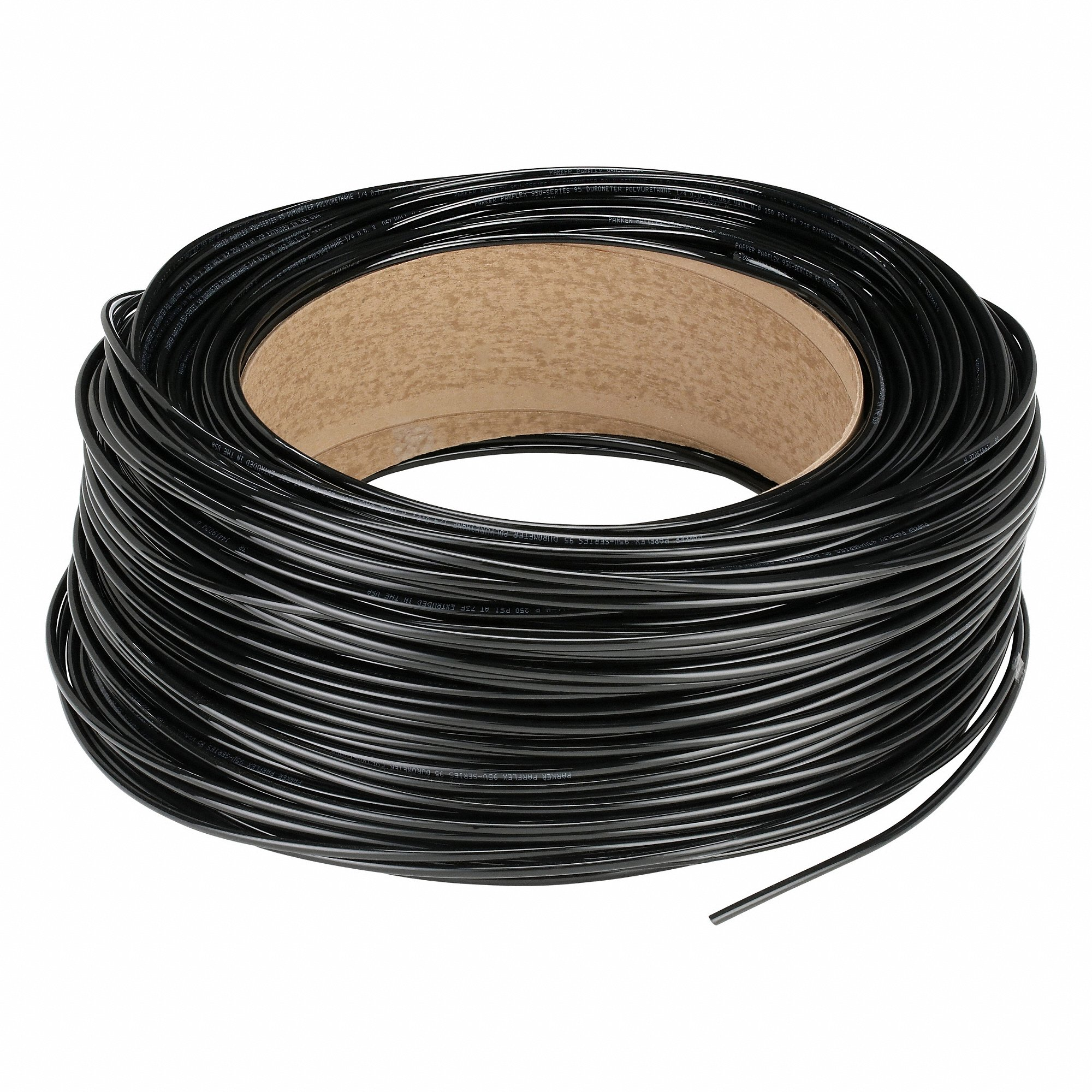 PARKER 95U-4-062-BLK-1000 Tubing, Polyurethane, ID. 1/8 Inch, OD. 1/4 Inch, 1000 Ft Length, Black | CT7LAC 797DD4