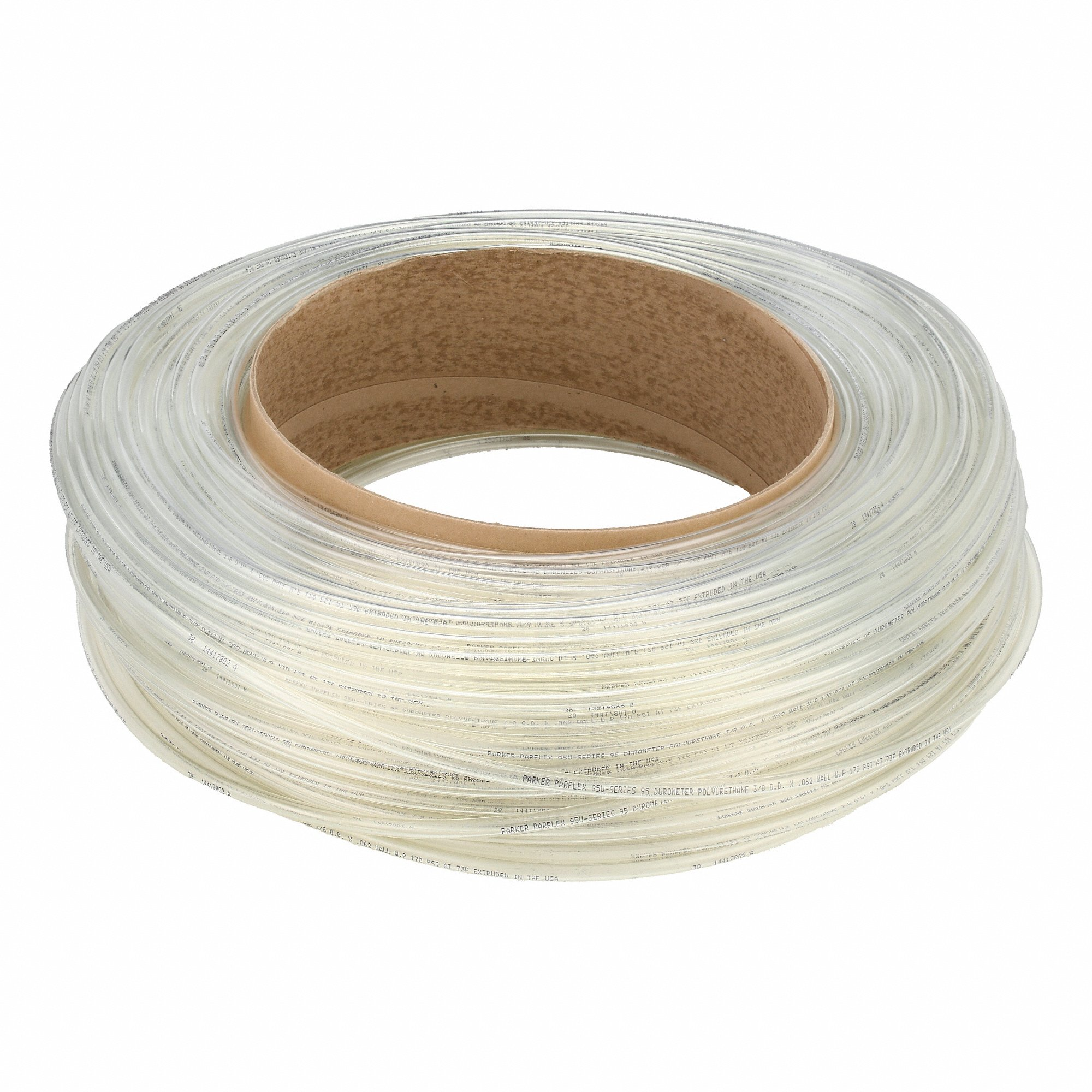 PARKER 95U-6-062-0500 Tubing, Polyurethane, ID. 1/4 Inch, OD. 3/8 Inch, 500 Ft Length, Natural | CT7KZT 797DE3