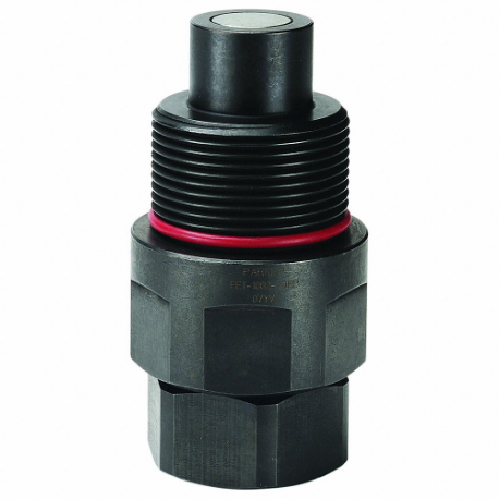 PARKER FET-1002-20FO Hydraulic Quick Connect Hose Coupling, 1 Inch Coupling Size, Steel | CT7GBP 55KV05