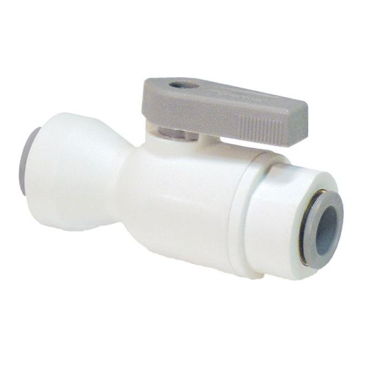 PARKER LFPP6VUC6 Ball Valve, 3/8 Inch Pipe, 3/8 Inch Tube, 150 PSI CWP, 35-200 Deg F, Push | CT7CTZ 5UMV0