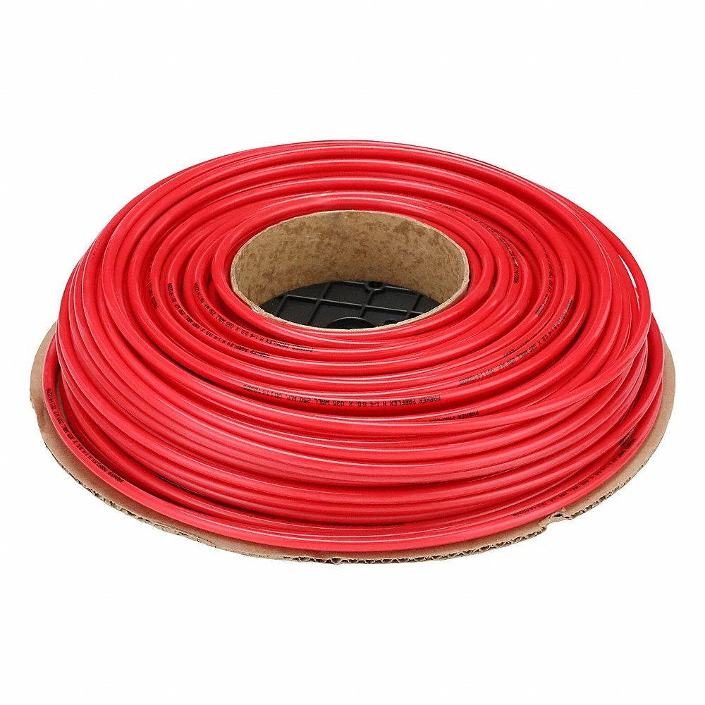 PARKER N-4-035-RED Tubing, Nylon, Red, 1/4 Inch OD, 3/16 Inch Id, 250 Ft Length, Shore D 62 | CT7LGN 797DW9