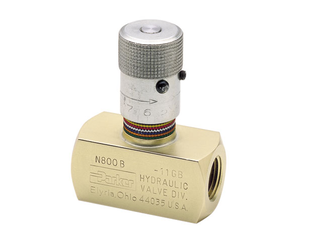 Colorflow Needle Valve, Npt Ports