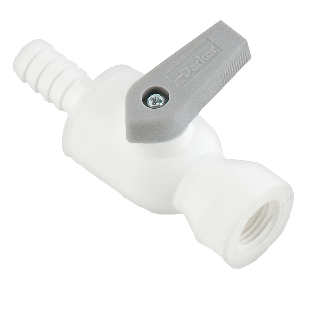 PARKER PBPP6VFC6 Ball Valve, 3/8 Inch Pipe, 3/8 Inch Tube, 150 PSI CWP, 0-212 Deg F, Lever Handle | CT7CTR 792RT9