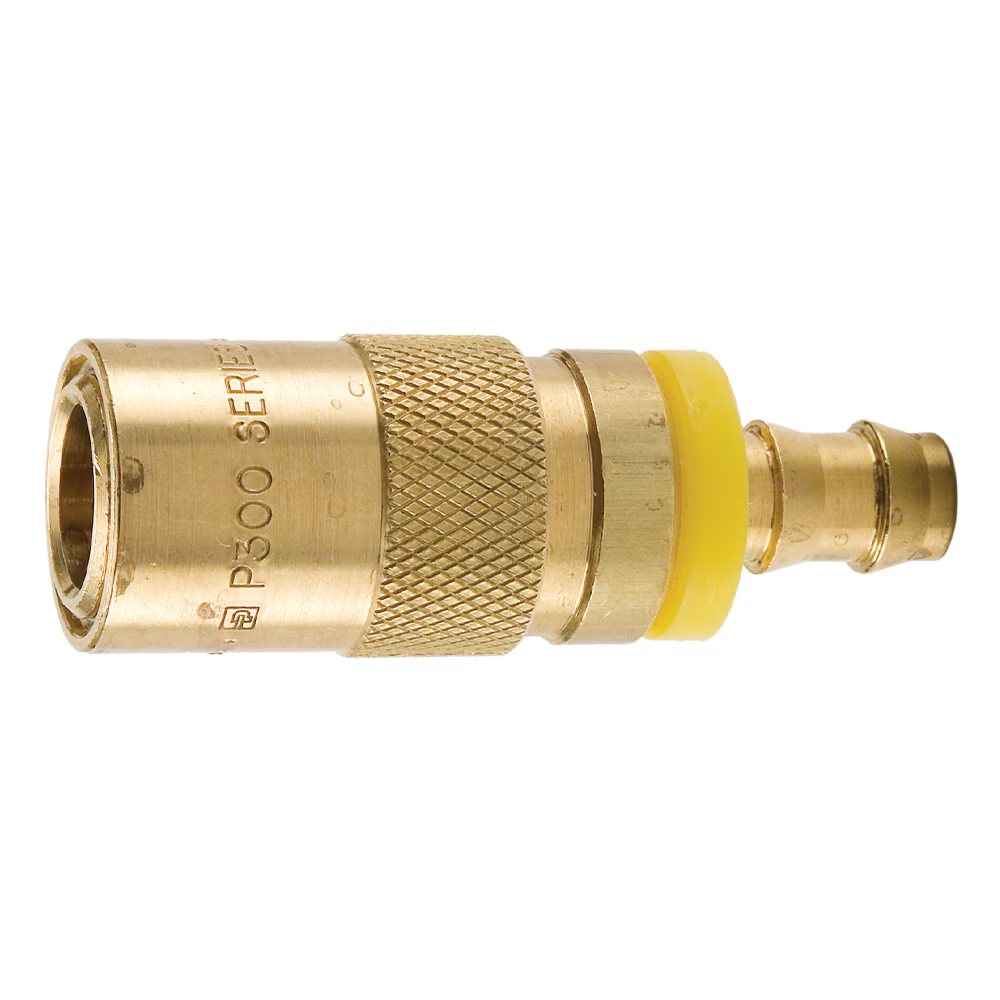 PARKER PC504-BP Hydraulic Quick Connect Hose Coupling, 1/2 Inch Coupling Size, Brass | CT7GBY 55KW48