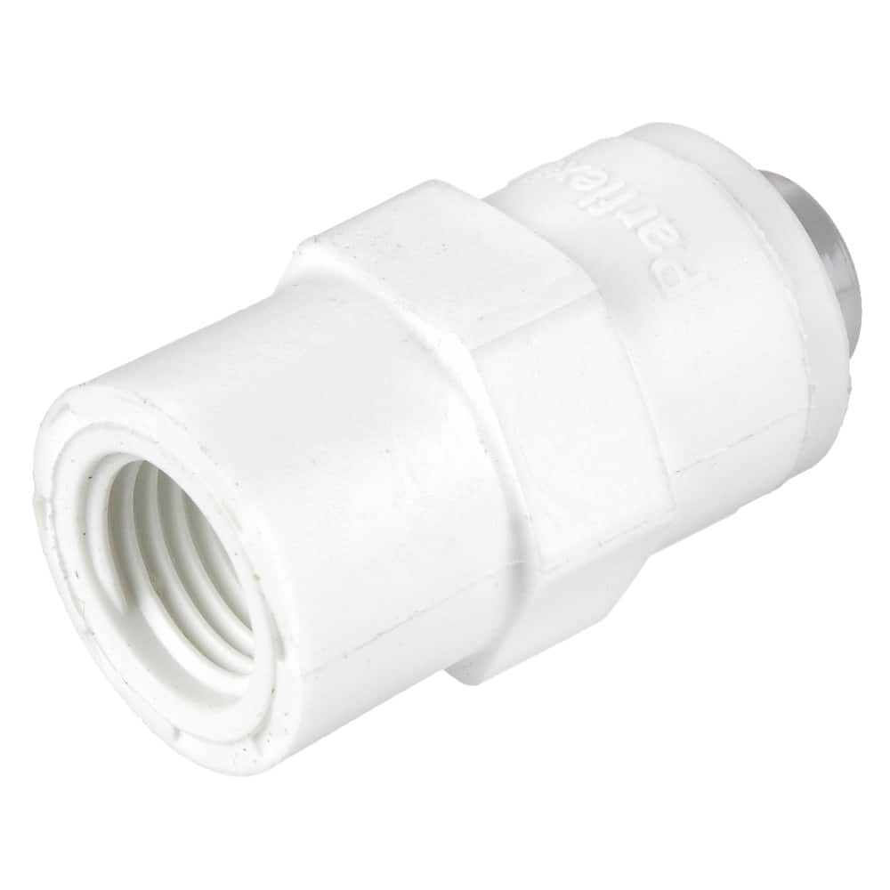 PARKER PP6FF6 Push to Connect Fitting, Plastic, Polypropylene | BT7XCQ