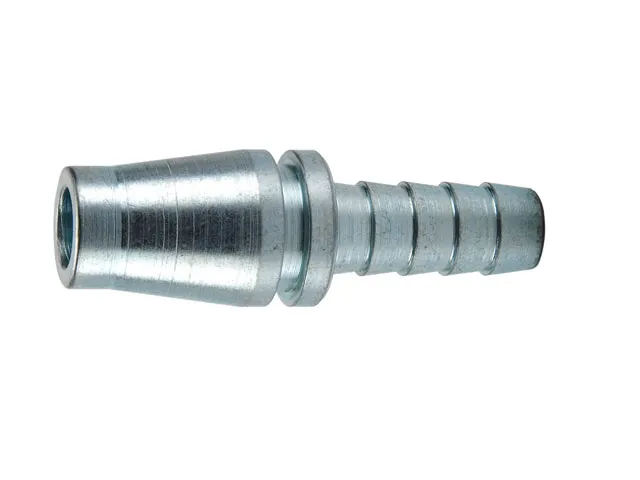 PARKER TL-504-4HB Nipple, 1/2 Inch Size, Hose barb, Push to Connect, Steel | BT7FUP