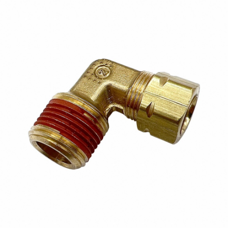PARKER VS169CA-3-4 Brass Compression Fitting, Brass, Compression x MNPT, 1/4 Inch Pipe Size | CT7DQX 791AT7