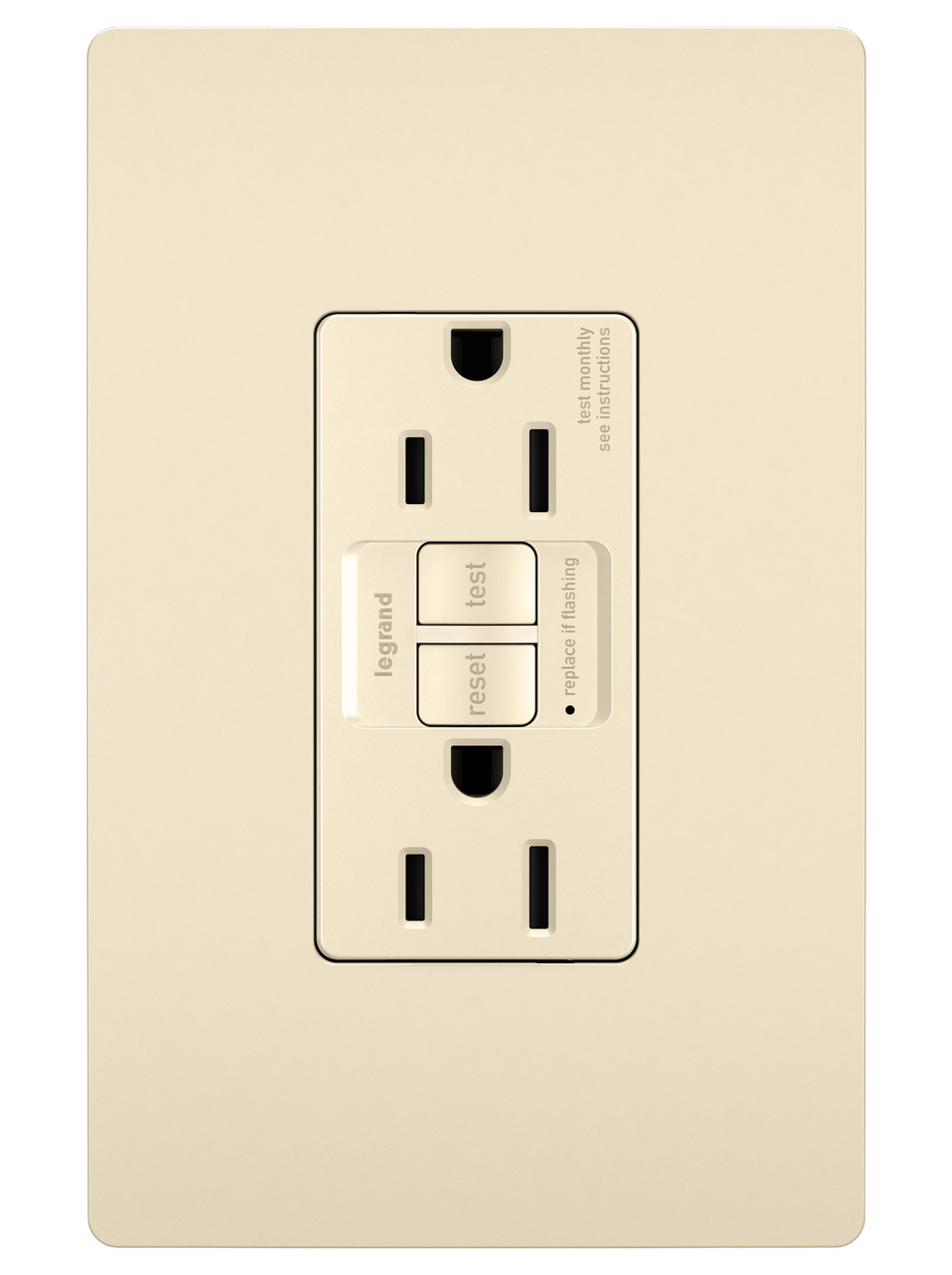PASS AND SEYMOUR 1597-TRLA GFCI Receptacle, Tamper Resistant, 15A, 125V | CH4JEV