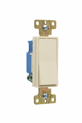PASS AND SEYMOUR 2601-347I Decorator Paddle Switch, 347V, Single Pole | CH4KEH