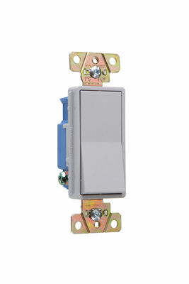 PASS AND SEYMOUR 2601-GRY Decorator Paddle Switch, Gray, 120V | CH4KEY