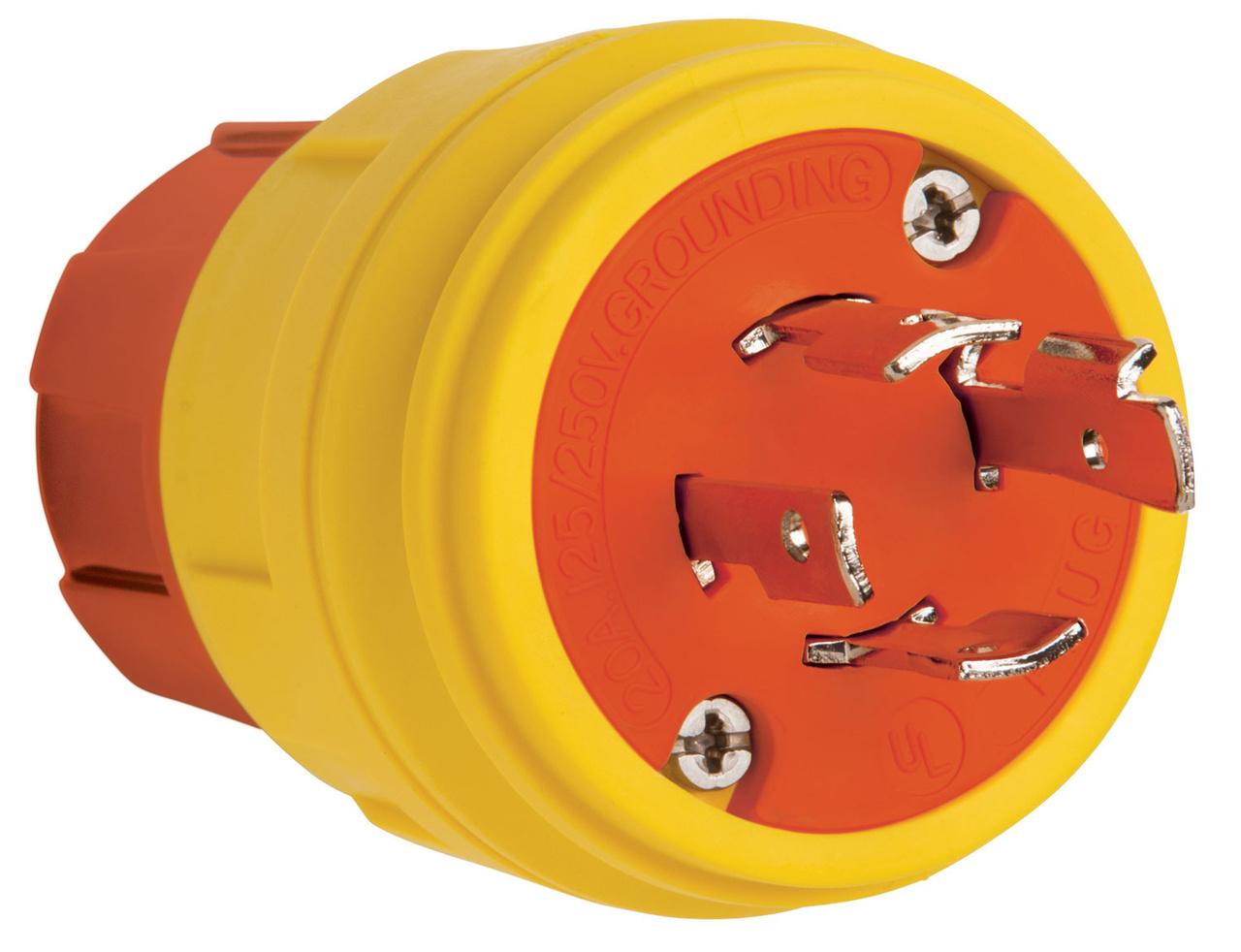 PASS AND SEYMOUR 26W74AM Locking Plug, 20A, 125V, 125/250V | CH4KQK
