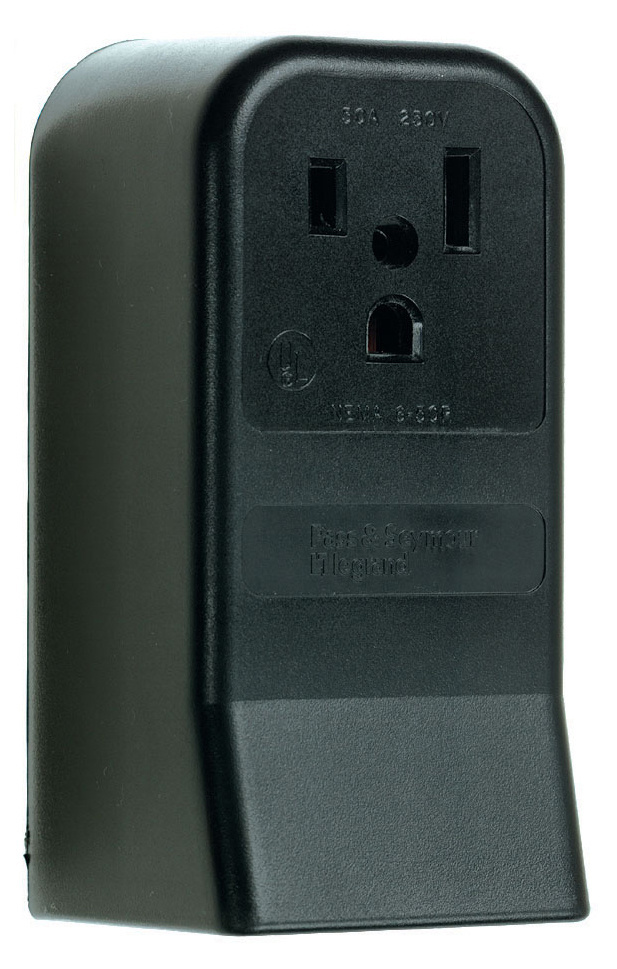 PASS AND SEYMOUR 3852 Receptacle, Power Outlet, 250V | CH4HRW