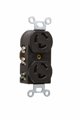 PASS AND SEYMOUR 4750 Single Locking Receptacle, 15A, 277V | CH3YRF