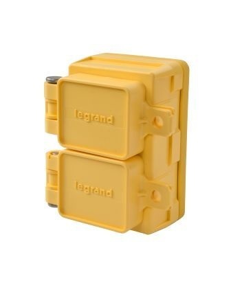 PASS AND SEYMOUR 60-W33DPLX Watertight Straight Blade, Duplex Receptacle, 20A, 125V, Black | CH3ZQM