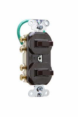 PASS AND SEYMOUR 693-G Combination Switch, 15A, 0.43V | CH4BYF