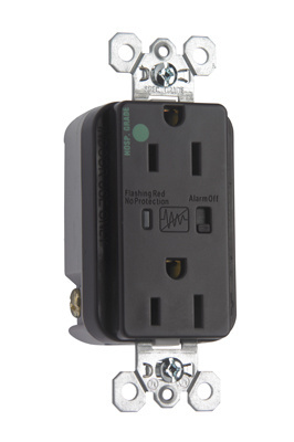 PASS AND SEYMOUR 8200-SP Duplex Receptacle, Hospital Grade, Surge Protective, Brown | CH4DYF