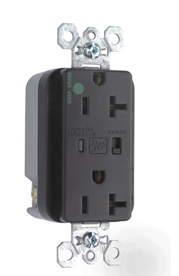 PASS AND SEYMOUR 8300-SP Duplex Receptacle, Hospital Grade, Surge Protective, Brown | CH4DYG