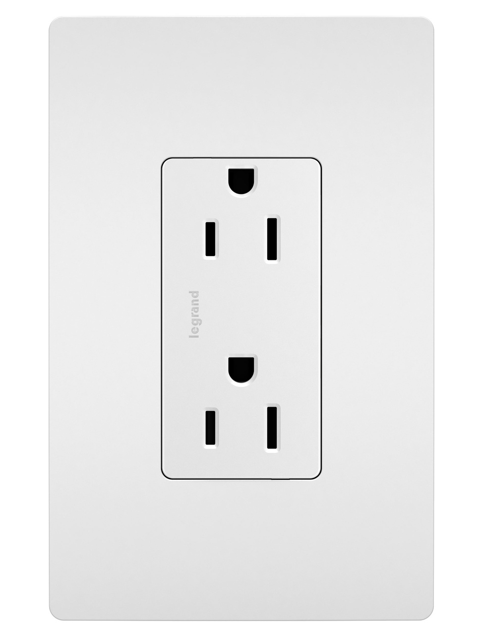 PASS AND SEYMOUR 885-TRW Duplex Receptacle Outlet, Tamper Resistant, 1.29 Inch Width, White | CH4JHN