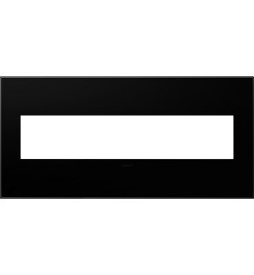 PASS AND SEYMOUR AWP5GNK1 Wall Plate, Screwless, 5 Gang, Black Ink | CH4AMA