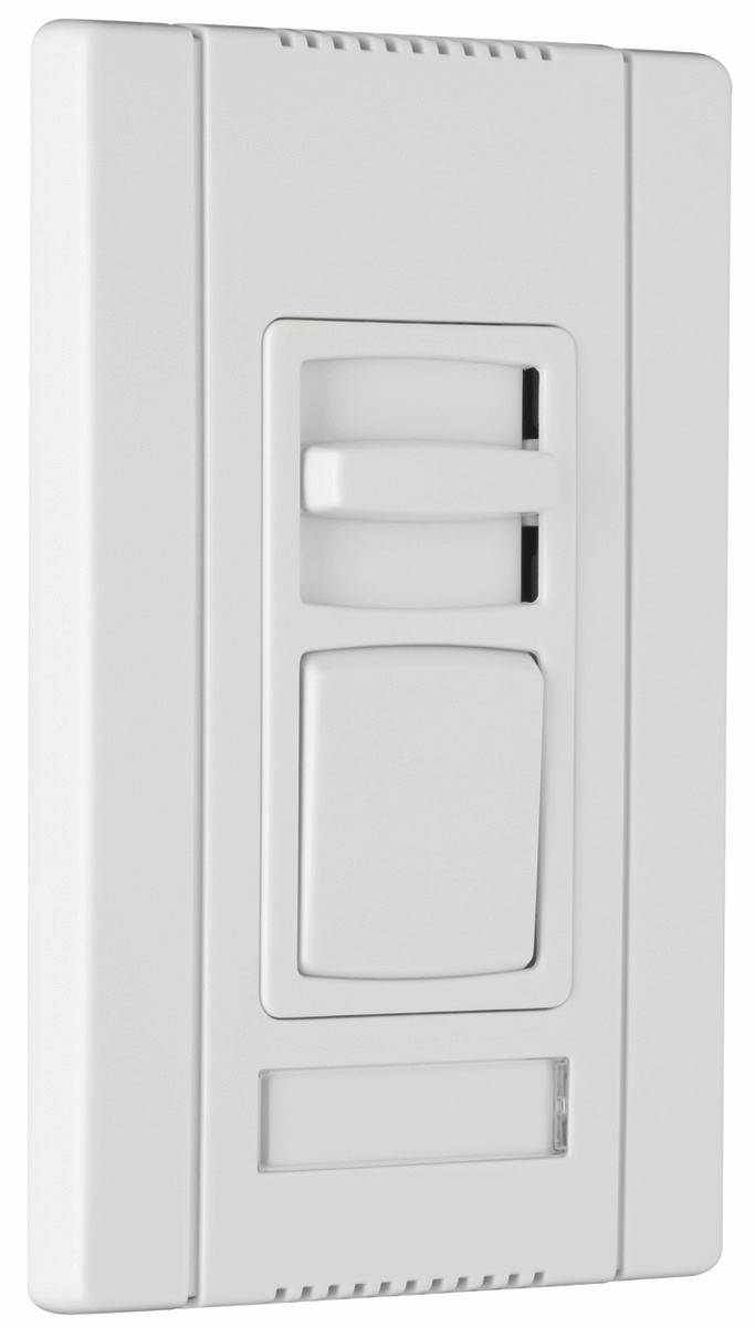 PASS AND SEYMOUR CD4FBL3P-BK Preset Dimmer, 120V, 4 Wire, 3 Way, Black | CH4MBC