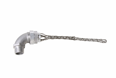 PASS AND SEYMOUR CG40890 Strain Relief Cord Grips, 1/2 NPT, 90 Degree Male | CH4KTP