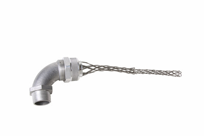 PASS AND SEYMOUR CG61090 Strain Relief Cord Grips, 3/4 NPT, 90 Degree Male | CH4KVW