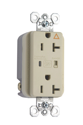 PASS AND SEYMOUR IG5362-ISP Isolated Ground Receptacle, Surge Protective, Duplex, Ivory | CH4EMC